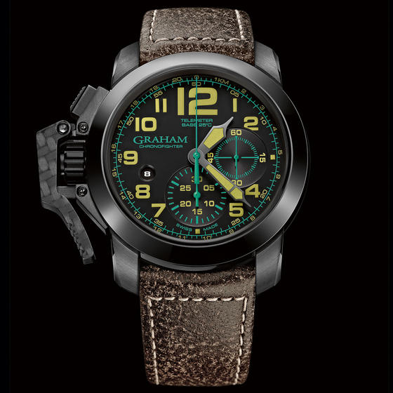 GRAHAM LONDON 2CCAU.B09A Leather CHRONOFIGHTER OVERSIZE replica watch - Click Image to Close